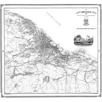 Greenock 1856 Map (Sheet map, folded) - Peter J Adams Photo