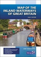 Map of the Inland Waterways of Great Britain (Paperback, New edition) - Jane Cumberlidge Photo