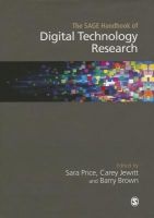 The Sage Handbook of Digital Technology Research (Hardcover) - Carey Jewitt Photo