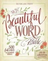 NKJV, Beautiful Word Bible - 500 Full-Color Illustrated Verses (Hardcover, Red Letter ed) - Zondervan Photo