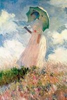 Claude Monet's 'Study of a Figure Outdoors - Woman with a Parasol, Facing Left' a (Paperback) - Ted E Bear Press Photo
