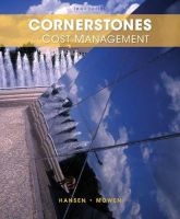 Cornerstones of Cost Management (Hardcover, 3rd Revised edition) - Don R Hansen Photo
