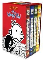 Diary of a Wimpy Kid Boxed Set - Diary of a Wimpy Kid/Rodrick Rules/The Last Straw/Dog Days (Hardcover) - Jeff Kinney Photo