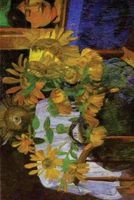 "Still Life with Sunflowers on an Armchair" by Paul Gauguin - 1901 - Journal (Bla (Paperback) - Ted E Bear Press Photo
