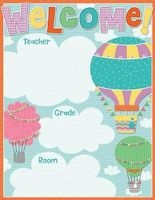 Up and Away Welcome Chart (Poster) - Carson Dellosa Publishing Photo