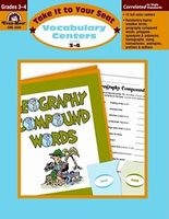 Vocabulary Centers, Grades 3-4 (Paperback, Teacher) - Evan Moor Educational Publishers Photo