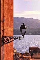 Elba Portoferraio Street Lamp on Sea in Tuscany Italy Journal - 150 Page Lined Notebook/Diary (Paperback) - Cool Image Photo