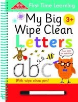 First Time Learning Wipe Clean-Letters - Spiral Bound (Spiral bound) - Kay Massey Photo