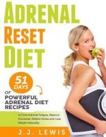 Adrenal Reset Diet - 51 Days of Powerful Adrenal Diet Recipes to Cure Adrenal Fatigue, Balance Hormone, Relieve Stress and Lose Weight Naturally (Paperback) - JJ Lewis Photo