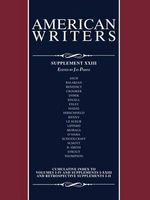 American Writers, Supplement XXVII - A Collection of Critical Literary and Biographical Articles That Cover Hundreds of Notable Authors from the 17th Century to the Present Day. (Hardcover, 27th) - Gale Photo