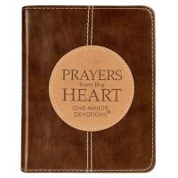 Lux-Kleather Brown - Prayers from the Heart (Hardcover) - Christian Art Gifts Photo