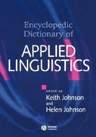 The Encyclopedic Dictionary of Applied Linguistics - A Handbook for Language Teaching (Paperback, New Ed) - Keith Johnson Photo