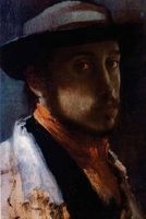 ''Self Portrait in a Soft Hat'' by Edgar Degas - 1858 - Journal (Blank / Lined) (Paperback) - Ted E Bear Press Photo