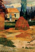 "Landscape Near Arles" by Paul Gauguin - 1888 - Journal (Blank / Lined) (Paperback) - Ted E Bear Press Photo