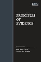 Principles of Evidence (Paperback, 4th ed) - PJ Schwikkard Photo