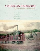 American Passages, v.1: To 1877; Student Text (Paperback, 3rd Revised edition) - Edward L Ayers Photo