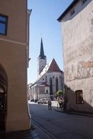 View of a Church in Old Town Wasserburg Germany Journal - 150 Page Lined Notebook/Diary (Paperback) - Cs Creations Photo