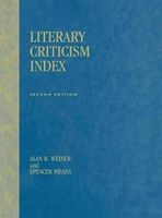 Literary Criticism Index (Hardcover, 2nd Revised edition) - Alan R Weiner Photo