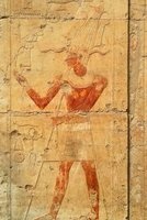Queen Hatshepsut Bas Relief in Deir El-Bahri Luxor Egypt Journal - 150 Page Lined Notebook/Diary (Paperback) - Cool Image Photo