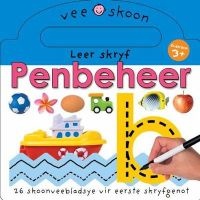 Leer Skryf Penbeheer - 26 Skoonveebladsye Vir Eerste Skryfgenot (Afrikaans, Board book) - Priddy Books Photo