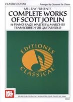 Mel Bay Presents Complete Works of Scott Joplin - 52 Piano Rags, Waltzes & Marches Transcribed for Guitar Solo (Paperback) - Giovanni De Chiaro Photo
