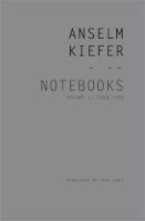 Notebooks, Volume 1, 1998-99, Volume 1 (Paperback) - Anselm Kiefer Photo