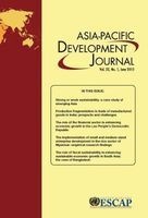Asia-Pacific Development Journal 2015, Volume 22, Number 1 (Paperback) - Economic Social Commission for Asia the Pacific Photo