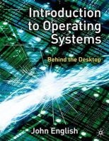 Introduction to Operating Systems - Behind the Desktop (Paperback) - John English Photo