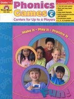 Phonics Games: Centers for Up to 6 Players, Level C - Level C: Centers for Up to 6 Players (Paperback, Teacher) - Evan Moor Educational Publishers Photo