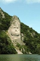 Rock Sculpture of Decebalus in Romania Journal - 150 Page Lined Notebook/Diary (Paperback) - Cs Creations Photo