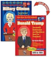 Learn about the Candidates - Hillary Clinton and Donald Trump Run for President! (Paperback) - Carole Marsh Photo