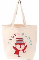 I Love Books Bird Tote Bag (Other printed item) - Gibbs Smith Photo