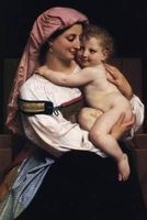 Woman of Cervara and Her Child by William-Adolphe Bouguereau - 1861 - Journal ( (Paperback) - Ted E Bear Press Photo