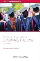 Glanville Williams - Learning the Law (Paperback, 16th Revised edition) - ATH Smith Photo