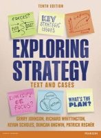 Exploring Strategy Text & Cases (Paperback, New edition) - Gerry Johnson Photo