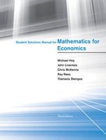 Student Solutions Manual for Mathematics for Economics - [For Use with] Mathematics for Economics (Paperback, 3rd Revised edition) - Michael Hoy Photo