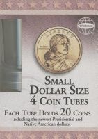 Small Dollar Size 4 Coin Tubes (Paperback) - Whitman Publishing Photo