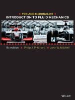 Fox and McDonald's Introduction to Fluid Mechanics (Hardcover, 9th) - Philip J Pritchard Photo