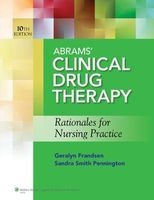 Abrams Clinical Drug Therapy 10e Text & Prepu Package (Multiple copy pack) - Anne C Abrams Photo