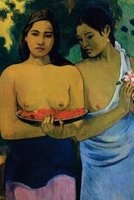 "Two Tahitian Women" by Paul Gauguin - 1899 - Journal (Blank / Lined) (Paperback) - Ted E Bear Press Photo