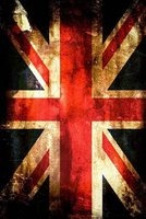 A Painted Union Jack British Flag - Blank 150 Page Lined Journal for Your Thoughts, Ideas, and Inspiration (Paperback) - Unique Journal Photo