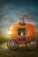 A Magical Fairy Tale Pumpkin Carriage Journal - 150 Page Lined Notebook/Diary (Paperback) - Cs Creations Photo