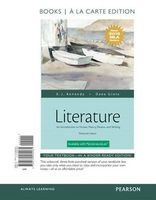 Literature - An Introduction to Fiction, Poetry, Drama, and Writing, Books a la Carte Edition, MLA Update Edition (Loose-leaf, 13th) - X J Kennedy Photo