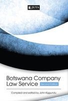 Botswana Company Law Service (Paperback, 2) - John Kiggundu Photo