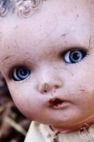 Antique Doll Face Journal - 150 Page Lined Notebook/Diary (Paperback) - Cool Image Photo