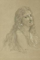 Drawing of a Woman by William-Adolphe Bouguereau - Journal (Blank / Lined) (Paperback) - Ted E Bear Press Photo