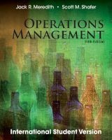 Operations Management (Paperback, 5th International student edition) - Jack R Meredith Photo