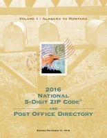 2016 National 5-Digit Zip Code and Post Office Directory (Paperback) - US Postal Service Photo