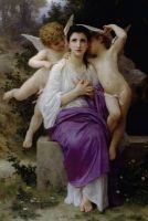 "Leveil Heart" by William-Adolphe Bouguereau - 1892 - Journal (Blank / Lined) (Paperback) - Ted E Bear Press Photo