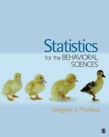 Statistics for the Behavioral Sciences (Hardcover) - Gregory J Privitera Photo